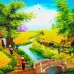 Tranh Dán Tường Đồng Quê DQ15
