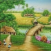 Tranh Dán Tường Đồng Quê DQ17