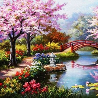 Tranh Dán Tường Đồng Quê DQ26