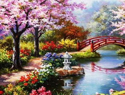 Tranh Dán Tường Đồng Quê DQ26