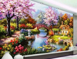 Tranh Dán Tường Đồng Quê DQ27