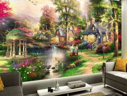 Tranh Dán Tường Đồng Quê DQ29