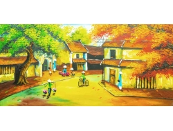 Tranh Dán Tường Đồng Quê DQ3 Tranh Dán Tường Đồng Quê DQ3