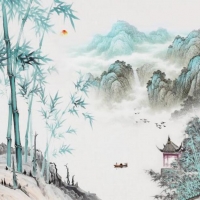 Tranh Dán Tường Cây Trúc Màu Đen Nghệ Thuật Ctnt03