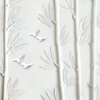 Tranh Dán Tường Cây Trúc Màu Đen Nghệ Thuật Ctnt06