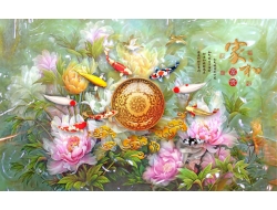 Tranh Dán Tường Giả Ngọc Tiến Phát Gntp66