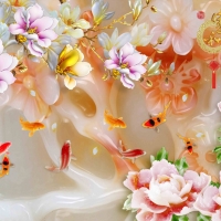 Tranh Dán Tường Giả Ngọc Tiến Phát Gntp100