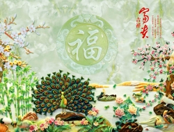 Tranh Dán Tường Giả Ngọc Tiến Phát Gntp114