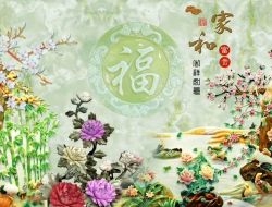 Tranh Dán Tường Giả Ngọc Tiến Phát Gntp116