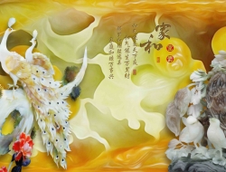 Tranh Dán Tường Giả Ngọc Tiến Phát Gntp124