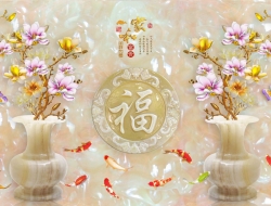 Tranh Dán Tường Giả Ngọc Tiến Phát Gntp91