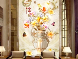 Tranh Dán Tường Hoa Giả Ngọc Tiến Phát Hgntp03 Tranh Dán Tường Hoa Giả Ngọc Tiến Phát Hgntp03