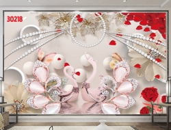 Tranh Dán Tường Hoa Giả Ngọc Màu Hồng Nghệ Thuật Mhng01 Tranh Dán Tường Hoa Giả Ngọc Màu Hồng Nghệ Thuật Mhng01