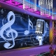 Tranh Dán Tường Karaoke K3 Tranh Dán Tường Karaoke K3