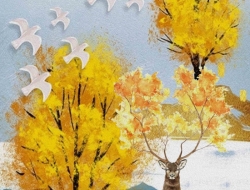  Tranh 3D Dán Tường Khổ Dọc Tiến Phát Kdtp09