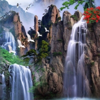  Tranh 3D Dán Tường Khổ Dọc Tiến Phát Kdtp13