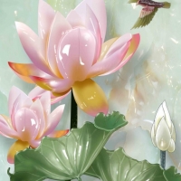 Tranh 3D Dán Tường Khổ Dọc Tiến Phát Kdtp18 Tranh 3D Dán Tường Khổ Dọc Tiến Phát Kdtp18