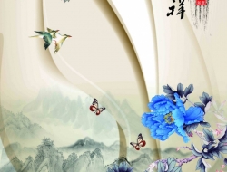  Tranh 3D Dán Tường Khổ Dọc Tiến Phát Kdtp19