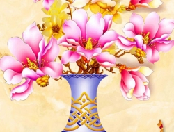  Tranh 3D Dán Tường Khổ Dọc Tiến Phát Kdtp21