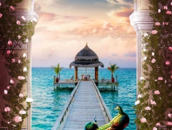  Tranh 3D Dán Tường Khổ Dọc Tiến Phát Kdtp38