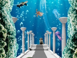  Tranh 3D Dán Tường Khổ Dọc Tiến Phát Kdtp41