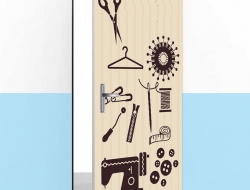  Tranh 3D Dán Tường Dụng Cụ May Vá TKD8003