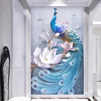 Tranh Dán Tường 3d Khổ Dọc KD02 Tranh Dán Tường 3d Khổ Dọc KD02