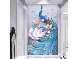 Tranh Dán Tường 3d Khổ Dọc KD02 Tranh Dán Tường 3d Khổ Dọc KD02
