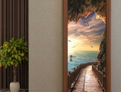 Tranh Dán Tường 3d Khổ Dọc KD05