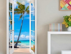 Tranh Dán Tường 3d Khổ Dọc KD08