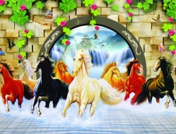 Tranh Dán Tường Mã Đáo Thành Công Tiến Phát Mdtc25