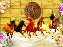 Tranh Dán Tường Mã Đáo Thành Công Tiến Phát Mdtc28