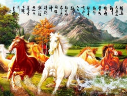 Tranh Dán Tường Mã Đáo Thành Công Tiến Phát Mdtc29