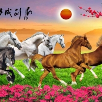 Tranh Dán Tường Mã Đáo Thành Công Tiến Phát Mdtc33 Tranh Dán Tường Mã Đáo Thành Công Tiến Phát Mdtc33