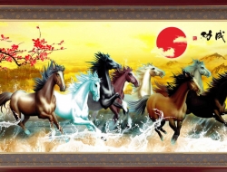 Tranh Dán Tường Mã Đáo Thành Công Tiến Phát Mdtc34