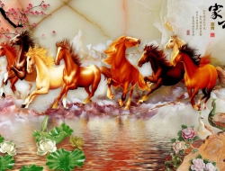 Tranh Dán Tường Mã Đáo Thành Công Tiến Phát Mdtc36