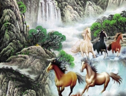 Tranh Dán Tường Mã Đáo Thành Công Tiến Phát Mdtc37