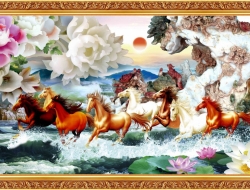 Tranh Dán Tường Mã Đáo Thành Công Tiến Phát Mdtc38