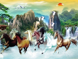 Tranh Dán Tường Mã Đáo Thành Công Tiến Phát Mdtc39