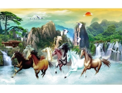 Tranh Dán Tường Mã Đáo Thành Công Tiến Phát Mdtc39