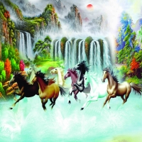 Tranh Dán Tường Mã Đáo Thành Công Tiến Phát Mdtc49