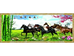 Tranh Dán Tường Mã Đáo Thành Công Tiến Phát Mdtc50