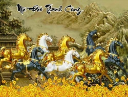 Tranh Dán Tường Mã Đáo Thành Công Tiến Phát Mdtc51