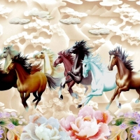 Tranh Dán Tường Mã Đáo Thành Công Tiến Phát Mdtc53