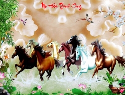 Tranh Dán Tường Mã Đáo Thành Công Tiến Phát Mdtc54