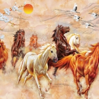 Tranh Dán Tường Mã Đáo Thành Công Tiến Phát Mdtc58