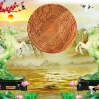 Tranh Dán Tường Mã Đáo Thành Công Tiến Phát Mdtc62