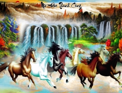 Tranh Dán Tường Mã Đáo Thành Công Tiến Phát Mdtc64