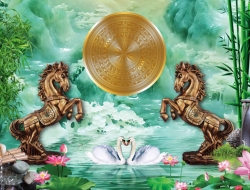 Tranh Dán Tường Mã Đáo Thành Công Tiến Phát Mdtc65