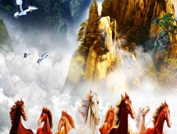 Tranh Dán Tường Mã Đáo Thành Công Tiến Phát Mdtc67